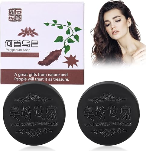 Image of Popular Polygonum Hair Soap He Shou Wu 1 bar -100g - chinese soap - pack of 1