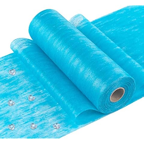 Anstore Camino de mesa de fieltro azul claro Cover