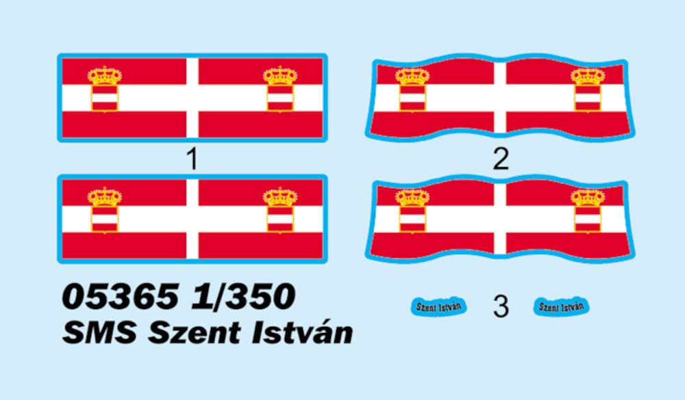 1/350 SMS Szent Istvan