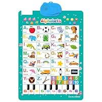 1 PC Electronic Interactive Alphabets Wall Chart, Interactive Educational Wall Chart Learning Educational Talking Toys, Alphabets Poster Talking Books For Toddler, Talkings Books For Toddler