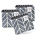 NORDIS DESIGN Kleine Aufbewahrungskörbchen 3er Set (11x11x9cm), Aufbewahrungskorb klein als Aufbewahrungsbox Bad, Organizer Wickelkommode & Aufbewahrungskorb Küche / Aufbewahrungsbox Stoff grau