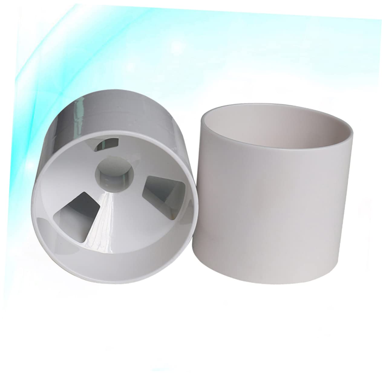 Parliky 4pcs Plastic Hole Cup Practice Stick Hole Cup Putting Putter for Chipping Training
