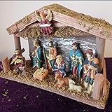 5. Schöne Einrichtungsgegenstände für Büro, Arbeitszimmer oder Wohnzimmer. Es ist sehr geeignet für Ihr Haus und Garten. Weihnachten Krippe Ornament Tischplatte Display Ornament.