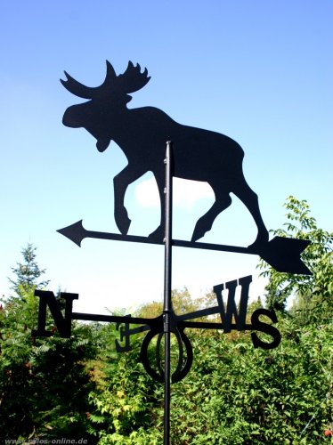 Svenskav Wetterfahne Elch groß 64 x 90 cm Svenskav Wetterfahne Elch groß 64 x 90 cm