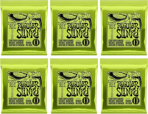 Image of Ernie Ball Regular Slinky Nickel Wound Electric Guitar Strings - 10-46 Gauge (Pack of 60)