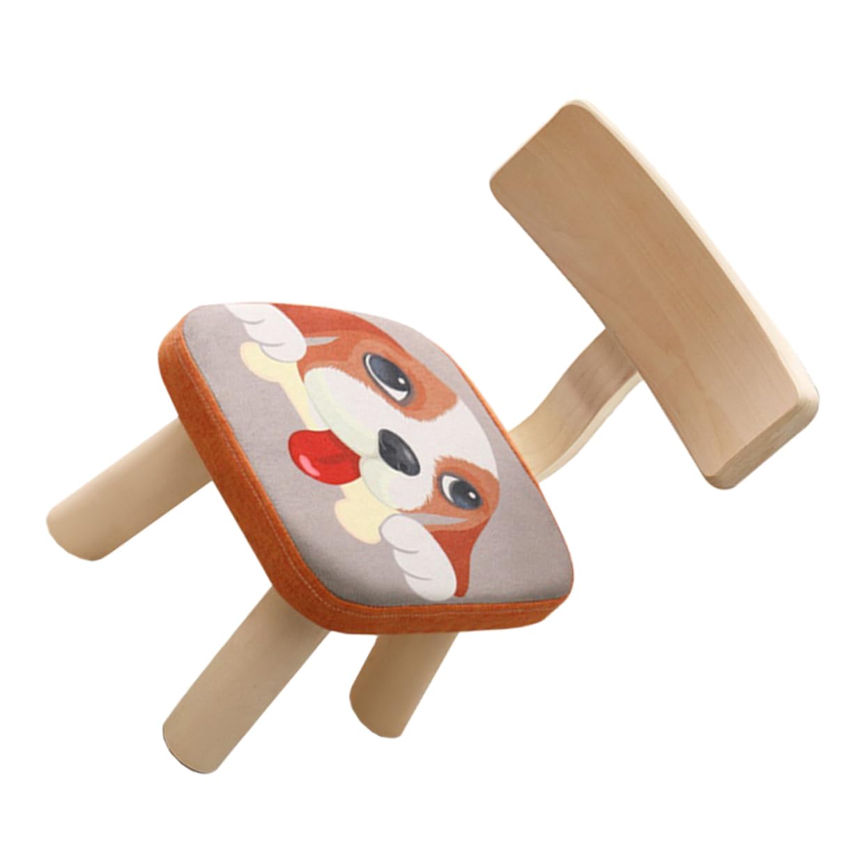ULTECHNOVO Boys and Girls Back Stool Cotton Sponge Wooden Structure Safe Easy to Clean for Kindergarten