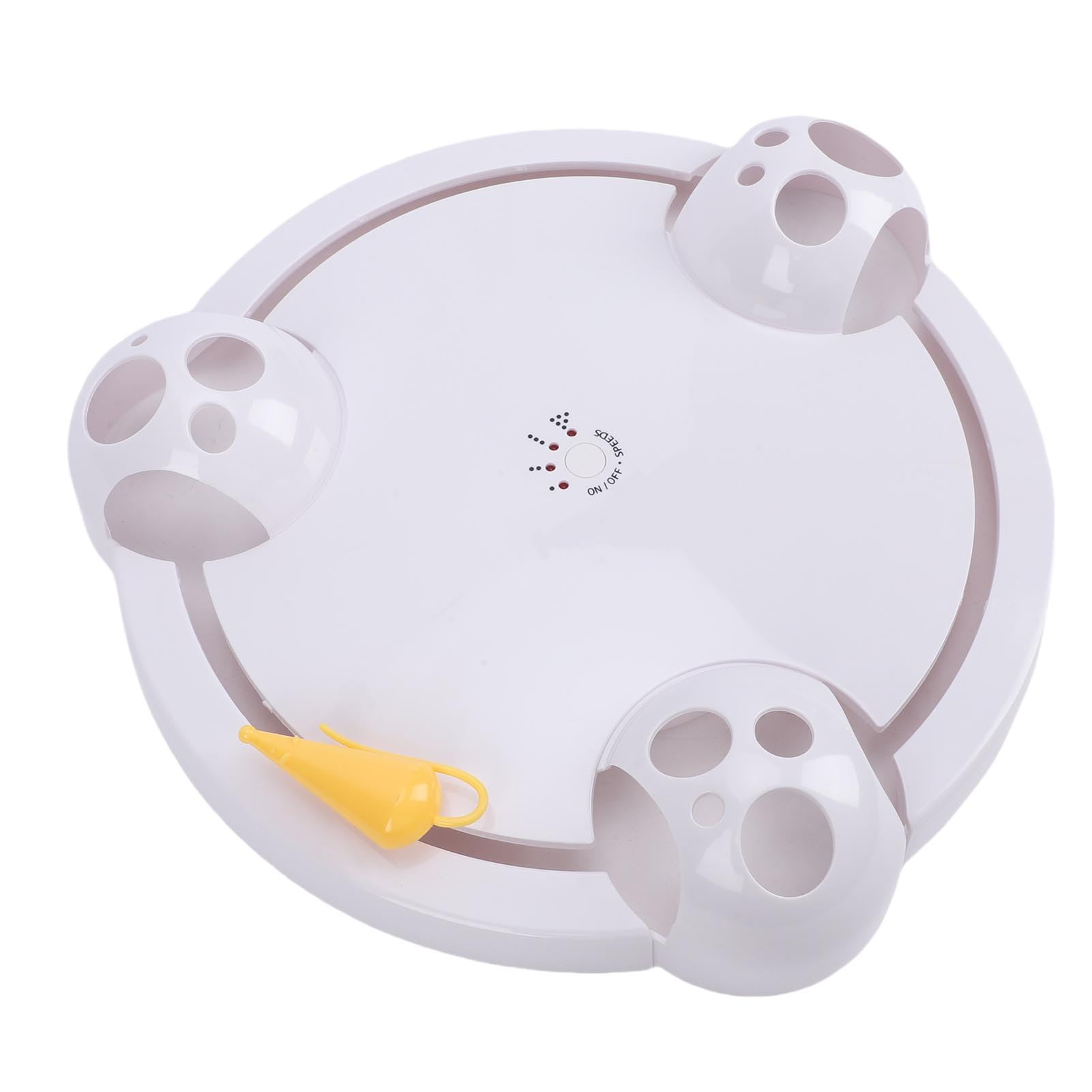 Sorandy Juguete Eléctrico Automático para Gatos, Juguete Interactivo para Mascotas, Giratorio Electrónico con Diseño Giratorio, Ideal para Gatos de Interior