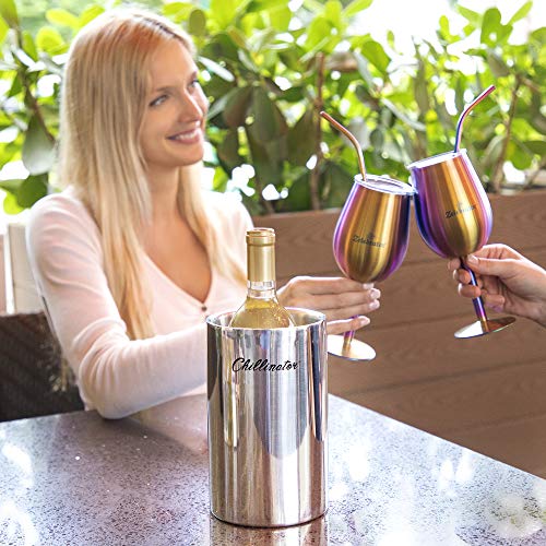 Premium Iceless Wine Chiller Bucket Champagne Bucket Insulated