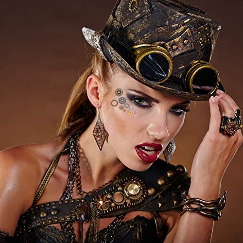 iufvbgxdh Jewelry Cogs 100 Grams Assorted Antique Steampunk Gears Charms Cogs, for Jewelry Making Accessory & Crafting, Mixed Colors steampunk buy now online