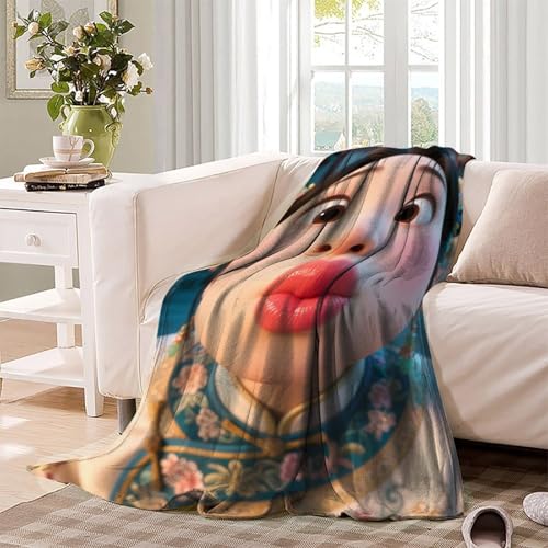 Plaid microfibre doux 180x200 cm couverture canapé lit