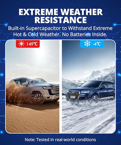 VIOFO Dash Cam A119 V3 2K 2560x1440P Quad HD+ 60FPS Front Car Dash Camera, 5MP STARVIS Sensor, 140-Degree Wide Angle, GPS Included, Buffered Parking Mode, True HDR, Motion Detection, Time Lapse