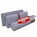 Produktbild wortek Filz Federmäppchen grau 3er Set  Federtasche Federmappe Mäppchen Etui Stifte  Schlamppermäppchen Pencil case Federmäppchen Mädchen Jungen Erwachsene  Federpenal Schulmäppchen Stifteetui