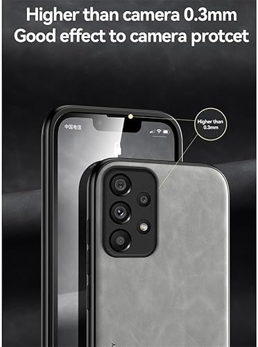 Miniatura 5 de Funda para Samsung A53 A73 A33 A23 5G para Samsung Galaxy A54 A34 A24 A14 A52 A52s A72 A12 A22 A13 A53 A51 A71 A31 A21S Gris Oscuro, para A54 5G