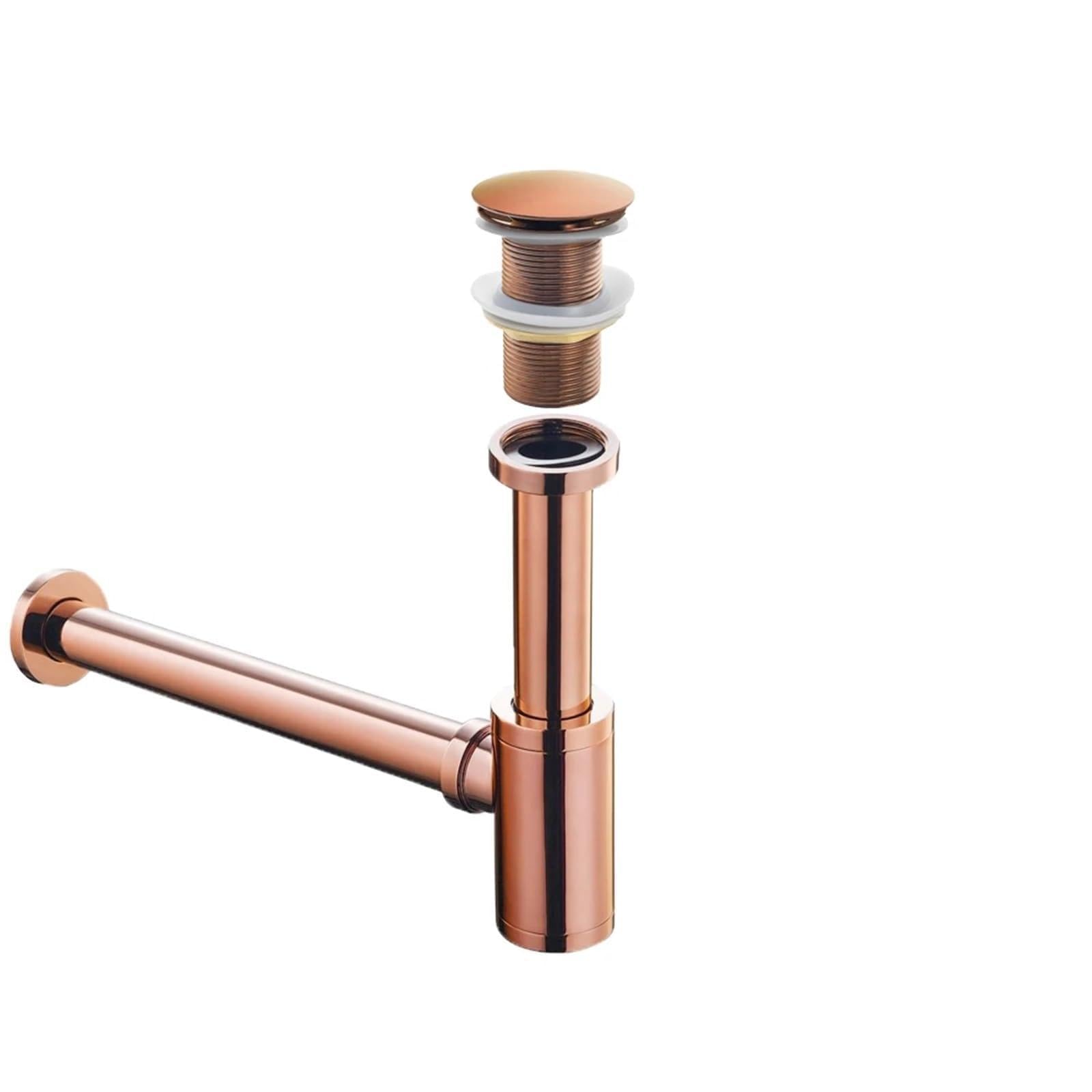 1pcs Basin Bottle Trap Drain Set Hose Bathroom Sink Pop Up Filter Stopper Custom Made Washbasin Siphon Hose