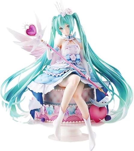 YEARGER Figura de anime Hatsune Miku Sweet Angel Versión Figura versión estatua muñeca escultura juguete decoración modelo muñeca altura 87in