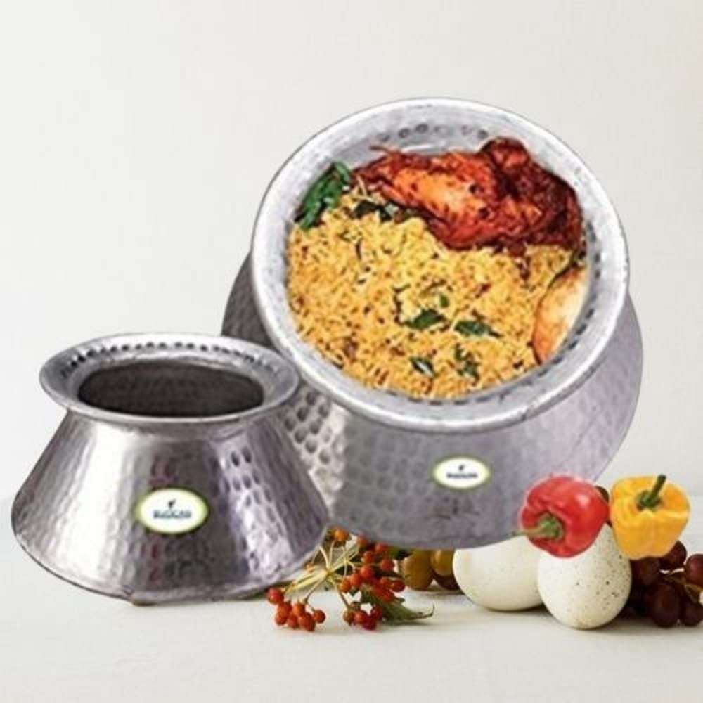 Amazon | USA Deals 365 アルミニウム製 Biryani Handi 蓋付き
