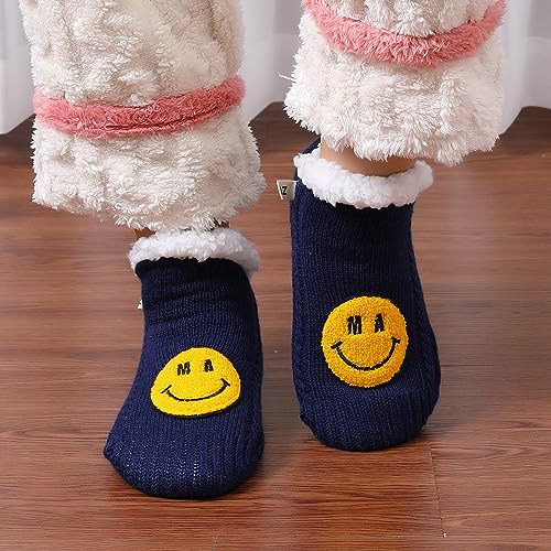 Image of ZYZX Cute Funny Slipper Socks for Women with Grips,Fuzzy Socks Indoor
