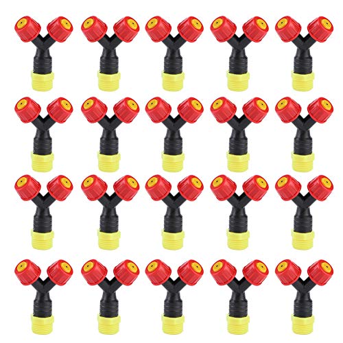 CHICIRIS Irrigation Drip Kit, 20Pcs G1/2in Garden Lawn Water Spray Head Micro Sprinkler Garden Irrigation Dripper, Automatic Watering Kit Atomizing Drippers Watering Drip Kit