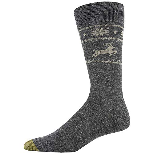 GOLDTOE Men's Holiday Novelty Dress Crew Socks 2 Pack3