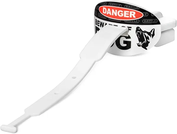 Battle Sports Speed Football Mouthguard with Strap - Oxygen Football Mouthguard Superior Airflow & Better Performance, Maximum Breathability - Beware of Dog/Black