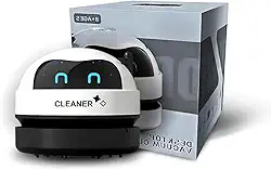 Robô Mini Aspirador de Mesa Recarregável USB 1000Pa – Limpeza Silenciosa e Portátil com 2 Bocais e Escova – Ideal para Escritório, Casa e Viagem