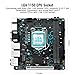 SHANGZHAOYUAN H97 Strong LGA 1150 Motherboard for Intel 4th Gen Core i7/i5/i3/E3 Processor (Mini ITX, DDR3, PCIe 3.0, NVME M.2, SATA 6Gb/s, VGA/DVI/HDMI-Compatible, Dual LAN)