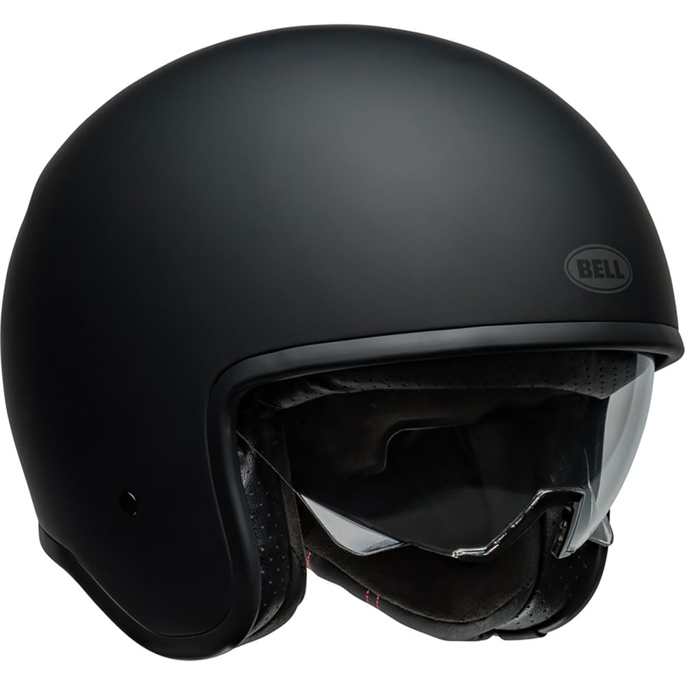 Bell TX-501 Solid ECE kask typu jet – tradycja i innowacja, nowoczesne funkcje, ochrona i komfort, dobra wentylacja, regulowane dopasowanie, idealny do MX i offroad, kolor: czarny matowy, rozmiar: XL