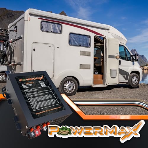 Image of PowerMax PM3-100LK 110V to 12V DV Power Supply Converter Charger for RV 100 Amp -Grade Voltage Converter Modified SINE Wave Inverter