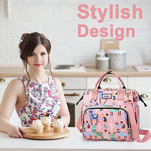 Artelaris Lunch Bag For Women, Insulated Lunch Box Women For Work, Large Leakproof Lunch Cooler Purse, Reusable Lunch Tote For Adult With Side Pockets & Shoulder Strap Picnic Hiking #TOP2