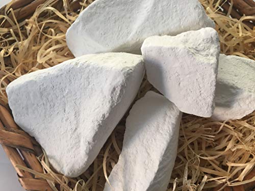 WHITE MOUNTAIN edible Chalk chunks (lump) natural for eating (food), 1 lb (450 g)
