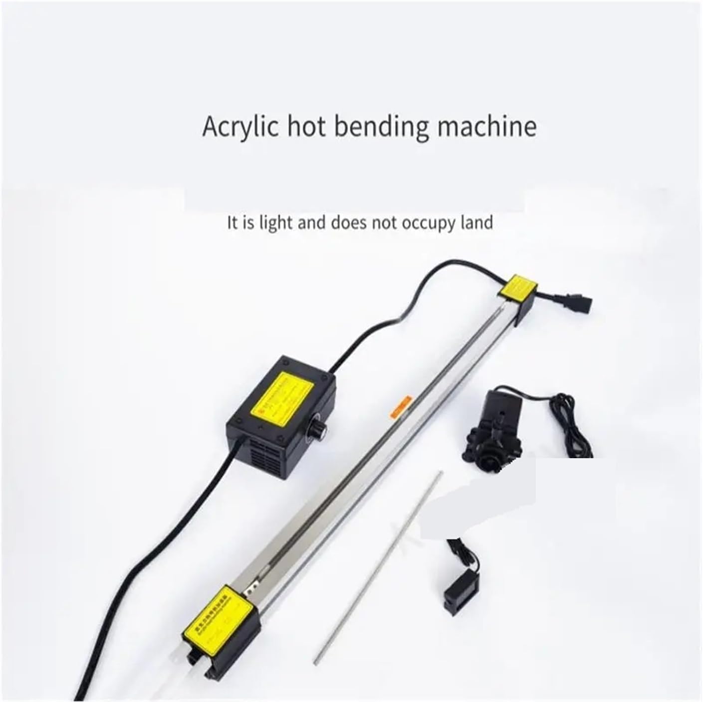 Macchina per Piegare l'Acrilico 80 cm, Piegatrice Manuale a Doppio Riscaldamento per PVC e Acrilico, Raffreddamento ad Acqua, Controllo Temperatura, Insegne, Vetrine, Piccola Officina,50cm