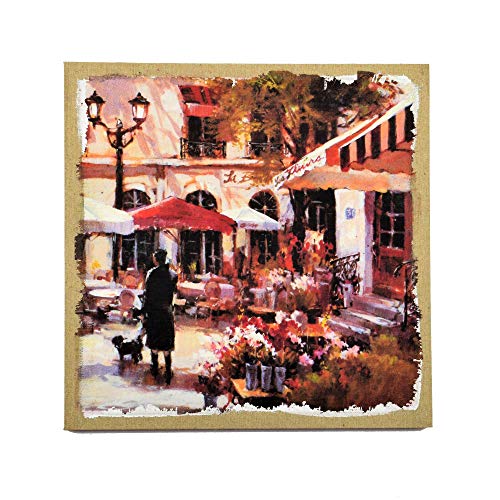 yvanmoinscher Tableau Decoration Murale, Tableaux Deco Muraux,Impression sur Toile De Lin 40 * 40cm Cover
