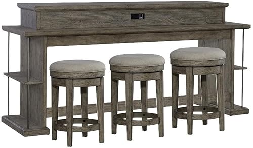 Vista 9 de Liberty Furniture Mesa auxiliar de madera City Scape en beige bruñido