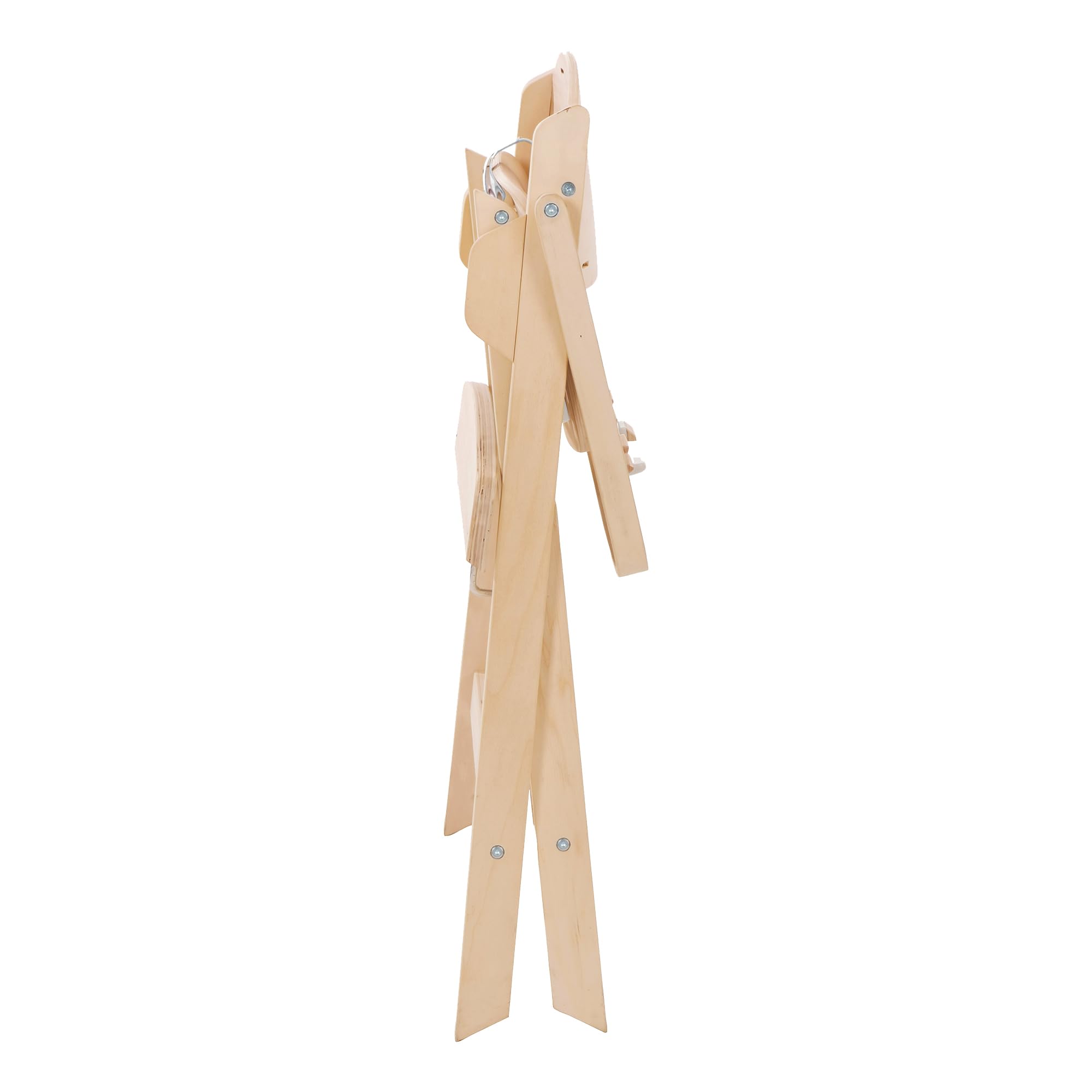 roba Baumann trona plegable roba, trona plegable para espacio, trona para bebés y niños de madera natural