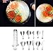 11pcs 3D Gelatin Jelly Cake Art Tools Set with Syringe Pudding Pastry Nozzles Stainless Steel Needles Tips Baking Pastry Kangkang