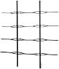 LECHUZA TRIO Cottage 40 15031 Trellis Black