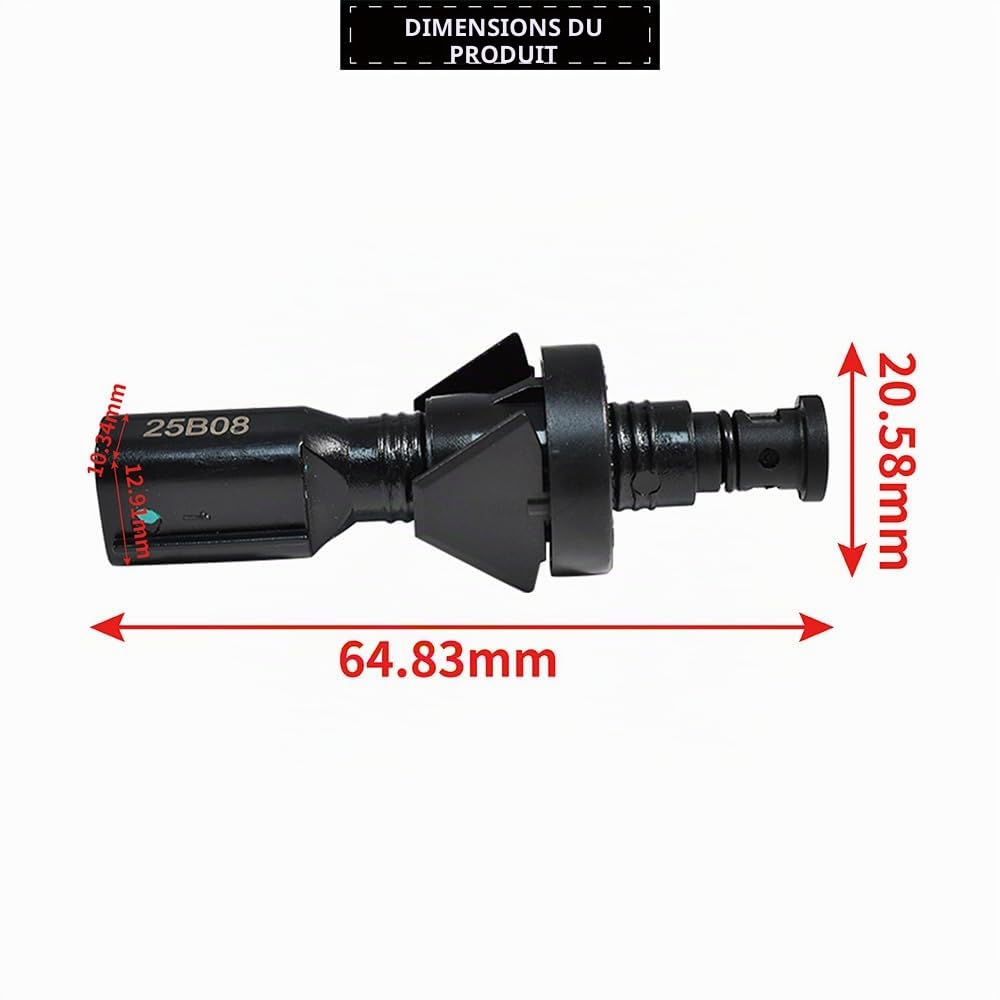 1945514 Interrupteur de verrouillage de porte arrière pour coffre latéral arrière Serrure de coffre de voiture Compatible avec Transit MK6 MK7 MK8