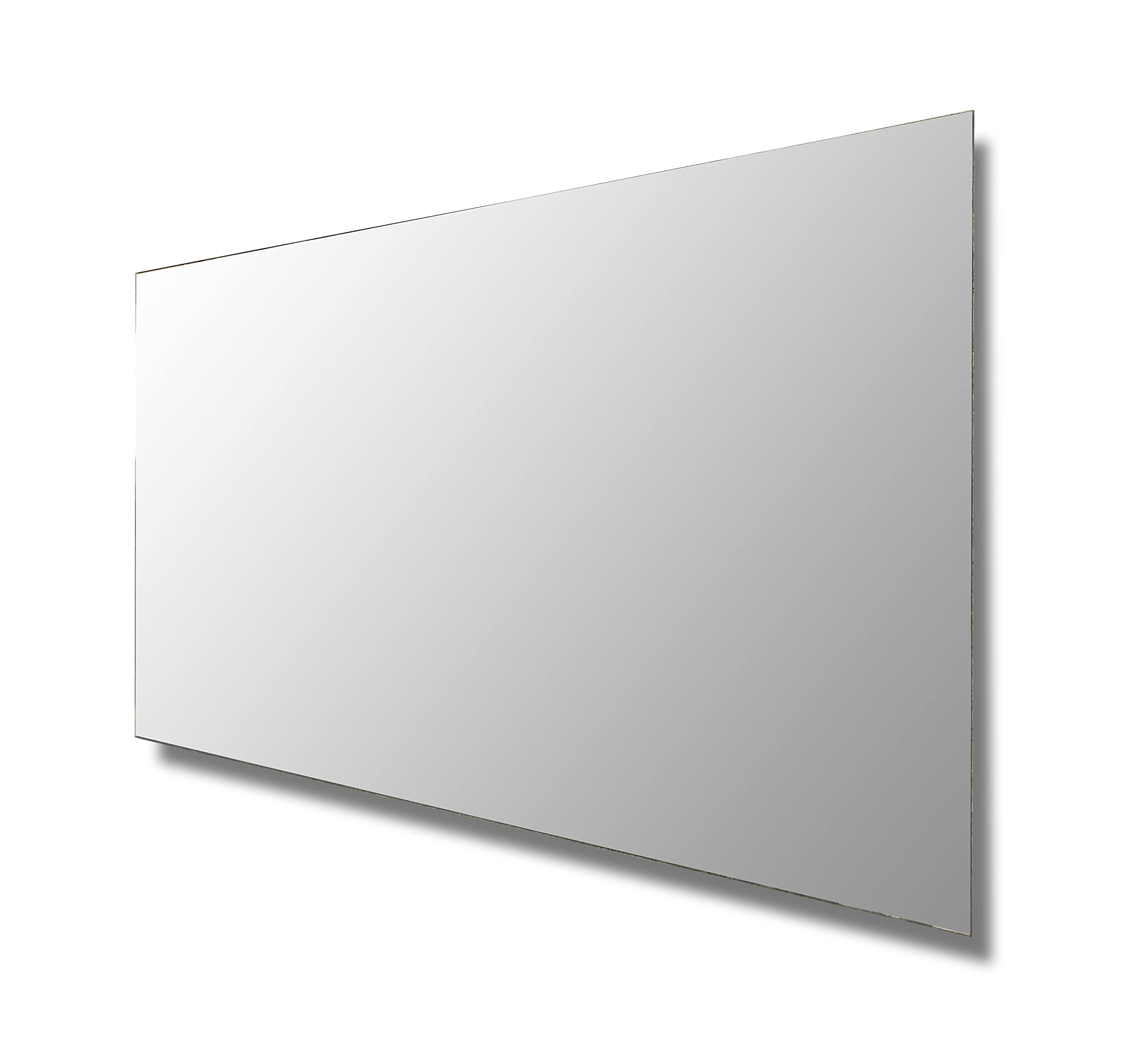 Espejo de Baño Rectangular Smooth | 70x120 Horizontal con ANTIVAHO | Fácil Instalación | Alta Durabilidad, Sin Marco, Sin LUZ | Espejo Baño 120 cm, Plata ECOLOGICA Vidrio