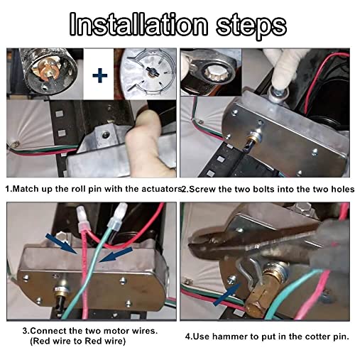Image of RV Slide Out Motor 132682,18:1 Ratio Electric Motor Fit for Lippert Through Frame Slide-Out System, 30 Amp 12Volt 5800 RPM Venture Acuator Camper Slideout Replaces# RP-785615,168956, 295380, M-8910