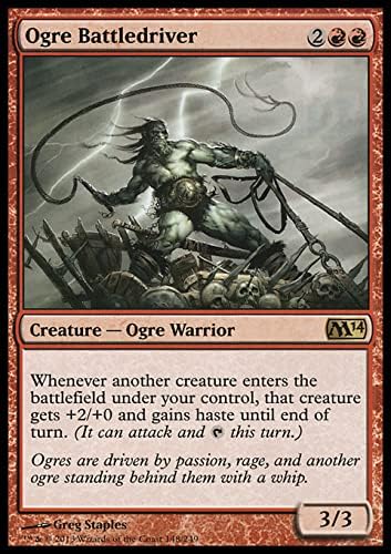 Magic: The Gathering Singles MTG Magic: The Gathering - Ogre Battledriver (148) Magic 2014 M14, Red (M14148)