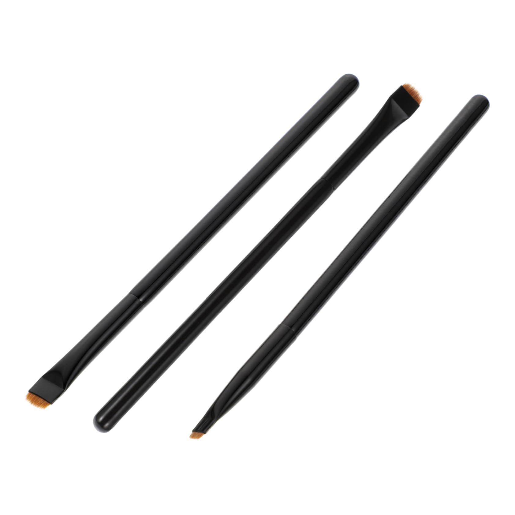 DOITOOL 15stücke Teiliges Set Für Augen- Professionelle Eyeliner-pinsel Mit Holzgriff Für Präzise Linienführung Und Lidschatten-anwendung Für Amateure Und Profis