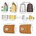 10pcs Sewing Thimble Hand-Working, Adjustable Metal Thimbles Finger Protectors for Hand Sewing, Leather Coin Finger Protector, Leather Thimble Ring for Embroidery, Knitting Quilting DIY Craft Tools
