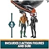 51a5epm08kl - DC Comics, Aquaman vs Black Manta Battle Set, 4-inch Action Figures, Manta Sub with Lights & Sounds, Collectible Superhero Kids Toys for Boys & Girls