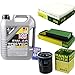 Produktbild QR-PARTS 69336597 Filter Set Inspektionspaket 5 Liter Motoröl Top Tec 4100 5W-40 MANN-FILTER Innenraumfilter Luftfilter Ölfilter