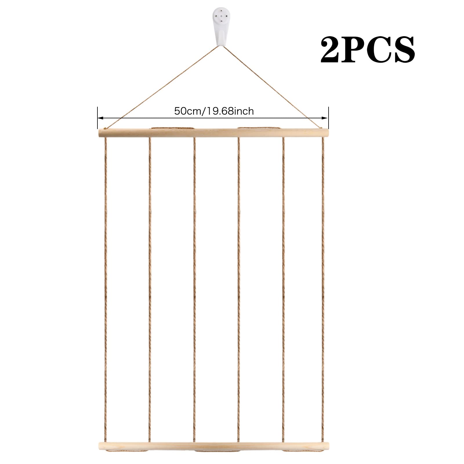 Cadre Photo Carte Cadre Photo Mural Avec Pinces - Bois Naturel - 6 Photos Max Pince A Soyer