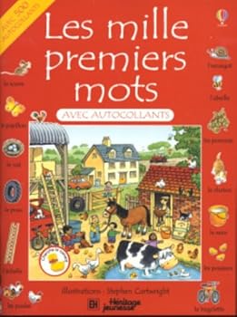 Paperback MILLE PREM.MOTS..AUTOCOLLANTS [French] Book