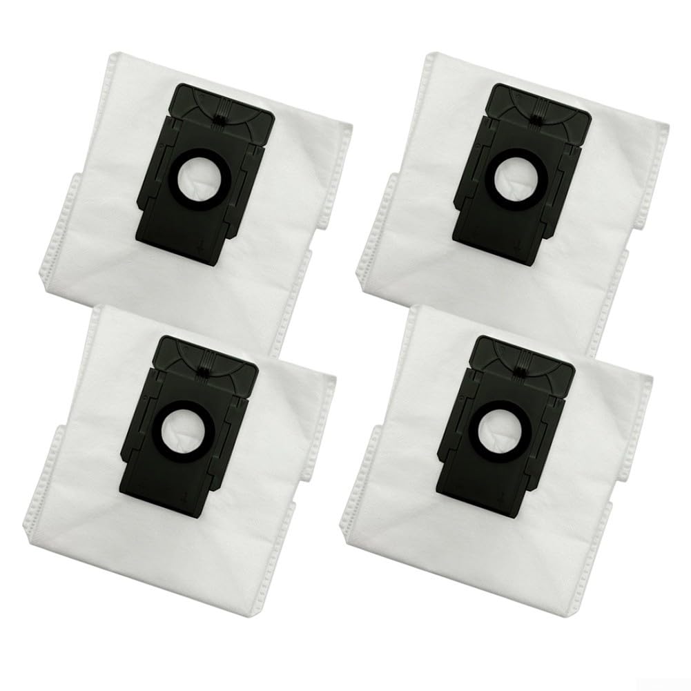 Vacuum Cleaner Dust Bags, 4L Capacity Dust Bags Replacement For EZVIZ For RC3 Plus RE4 Plus RE4+ RE5 Plus Robot Vacuum(4 PACK)