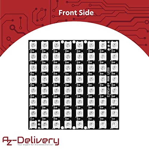 AZDelivery U 64 LED Matrix Paneel CJMCU-8 * 8 Module compatibel met Arduino en Raspberry Pi Inclusief E-Book! - Afbeelding 3