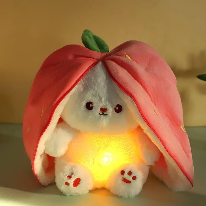 AVS Sleeping Breathing Reversible Bunny 30cm White/Pink - Image 3