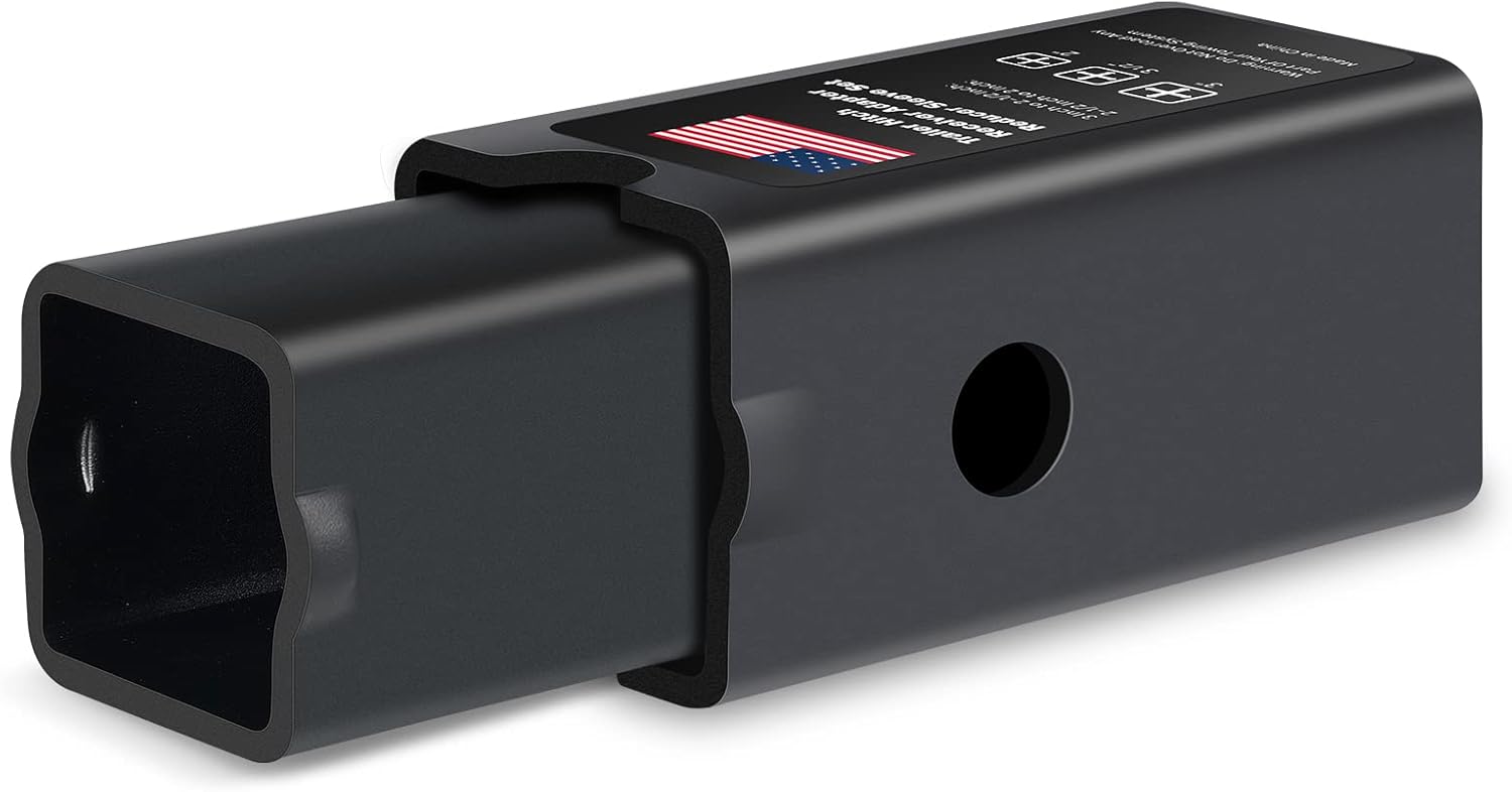 Trailer Hitch Receiver Adapter Reducer Sleeves Set 3 to 21